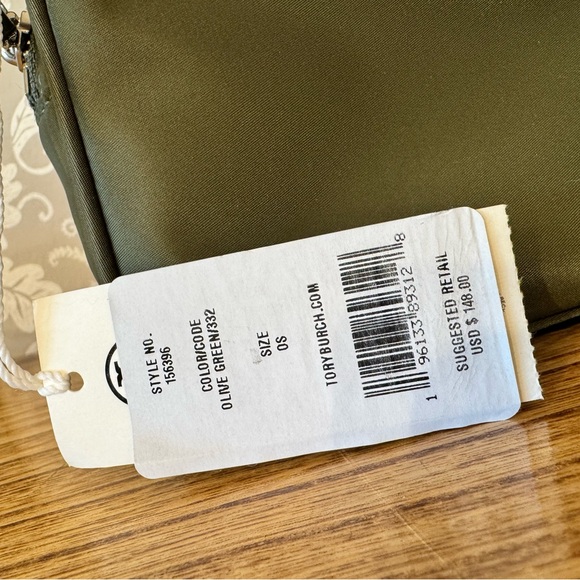 *NWT* Tory Burch Virginia Nylon Belt Bag Olive Green - Picture 6 of 17